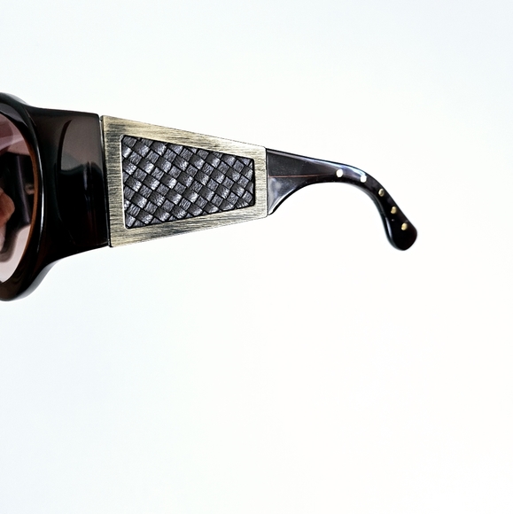 Bottega Veneta Brown Intrecciato Gradient Sunglasses - Picture 7 of 11